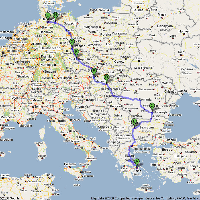 Via Azul Europe 10 - Initial European Electro Mobility highways